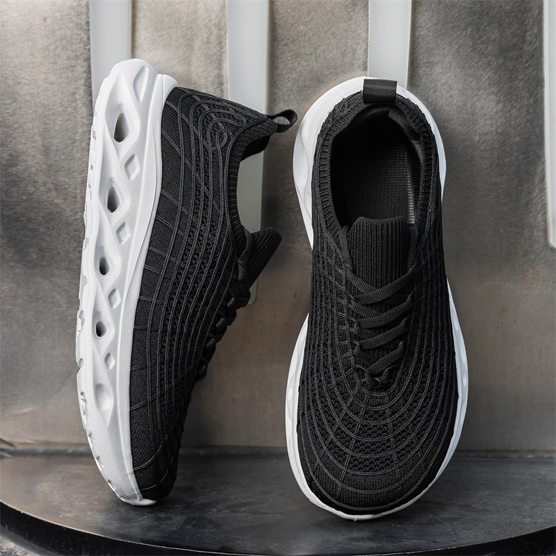 Shock Absorbing Gym Trainers - Sepatu Sneakers Pria Nre Trend, Ringan,