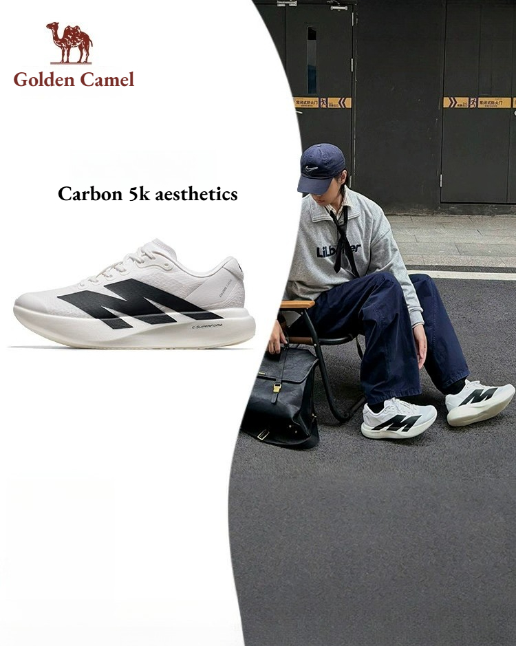 Waterproof Goretex Running Shoes - Sepatu Lari Golden Camel 5K Carbon