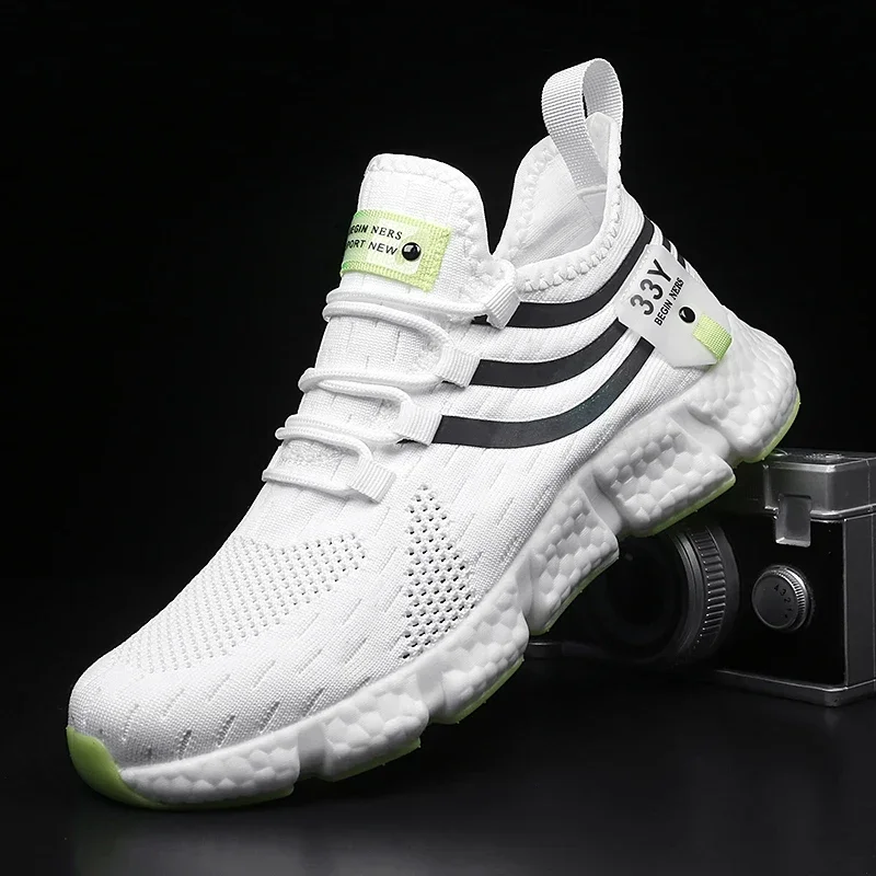Breathable Mesh Athletic Shoes - Sepatu kets lari ringan untuk pria