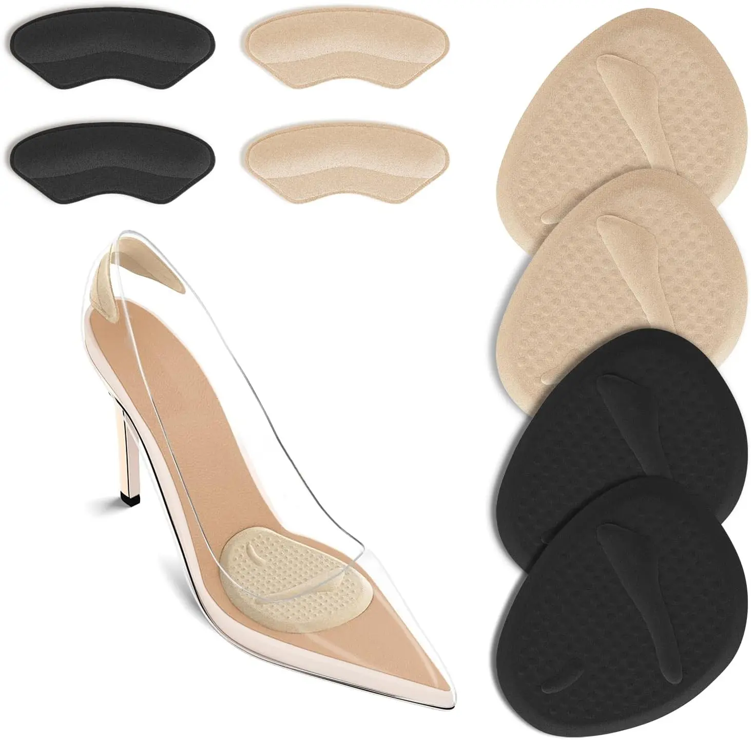 Heels - 2 Set Bantalan Tumit, Bantalan Bola