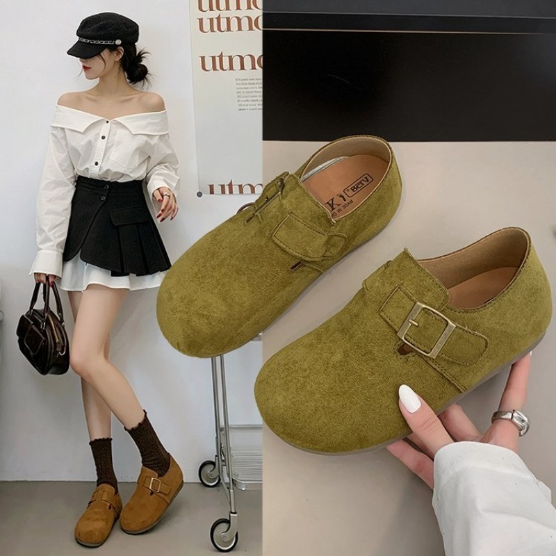 Women'S Shoes - Sepatu Birken Wanita Berbahan Suede, Model