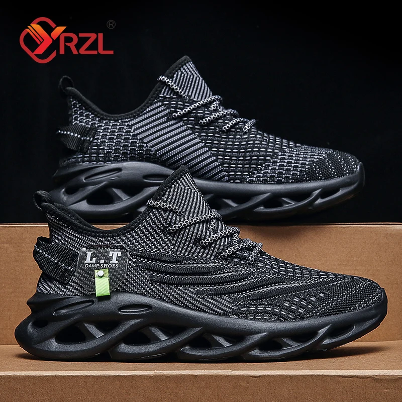 Breathable Mesh Athletic Shoes - YRZL sepatu olahraga pria wanita, sneaker