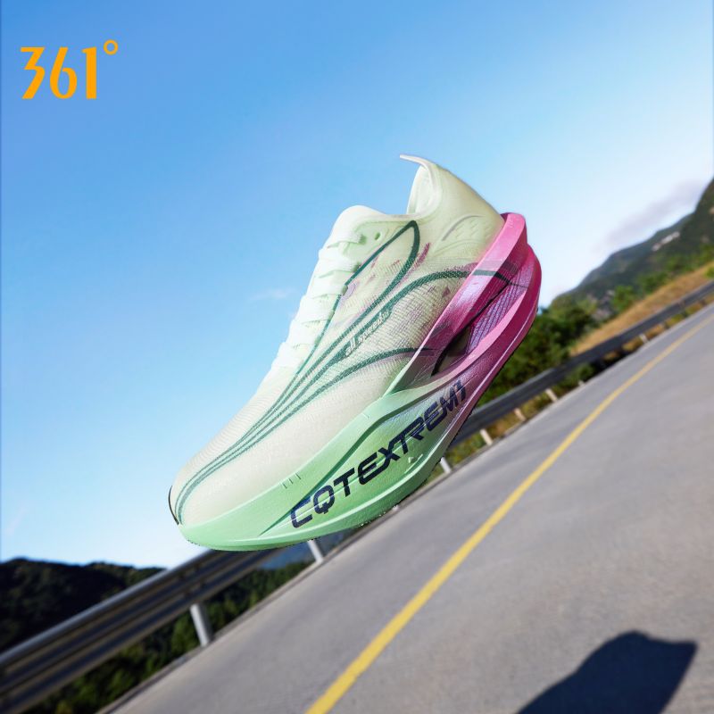 Carbon Plate Marathon Racing Shoes - 361 Degrees Furious Future 2.5 Sepatu