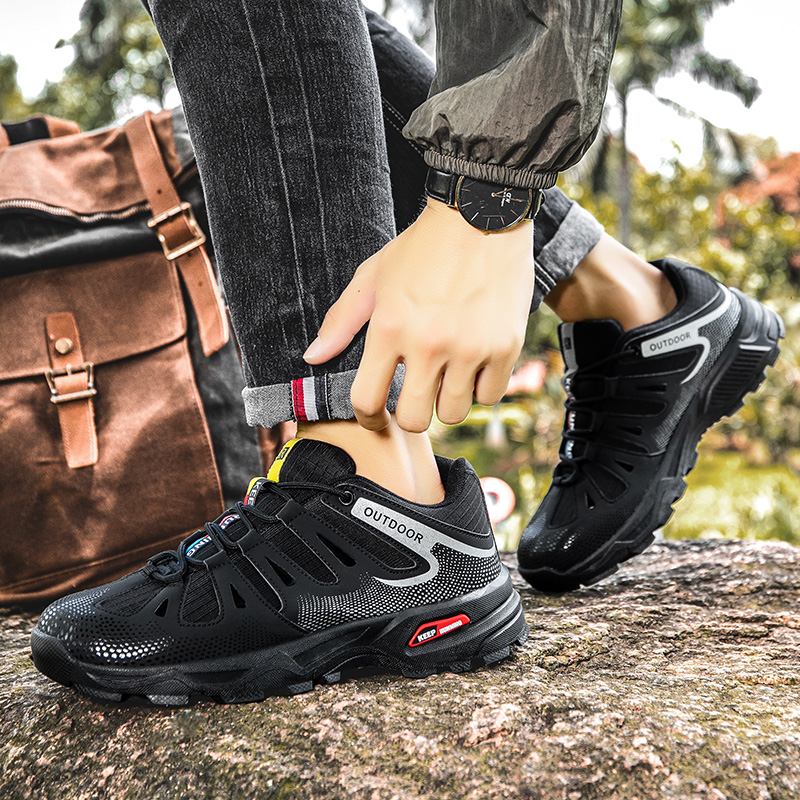 Sepatu Hiking pria, sneaker ta - Anti Slip Trail Running Sneakers ulasan dan harga
