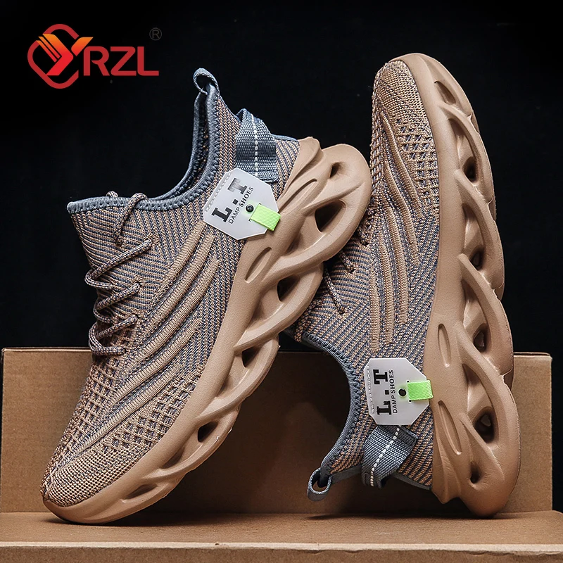 YRZL sepatu olahraga pria wani - Breathable Mesh Athletic Shoes ulasan dan harga