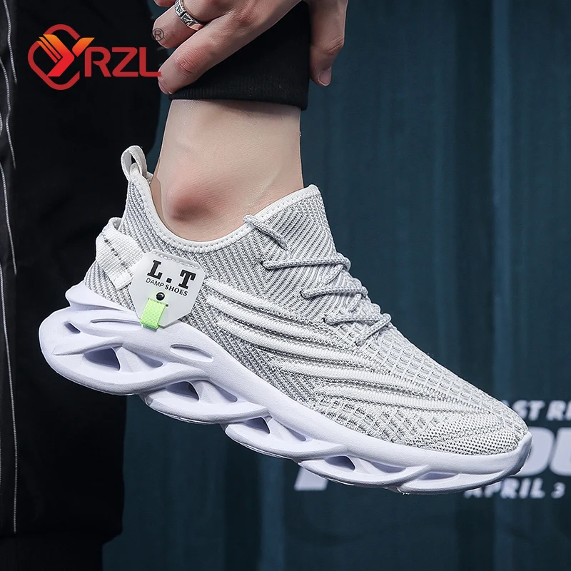 YRZL sepatu olahraga pria wani - Breathable Mesh Athletic Shoes ulasan dan harga